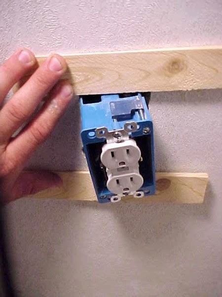 how to fix electrical outlet box|replacing electrical outlet box.